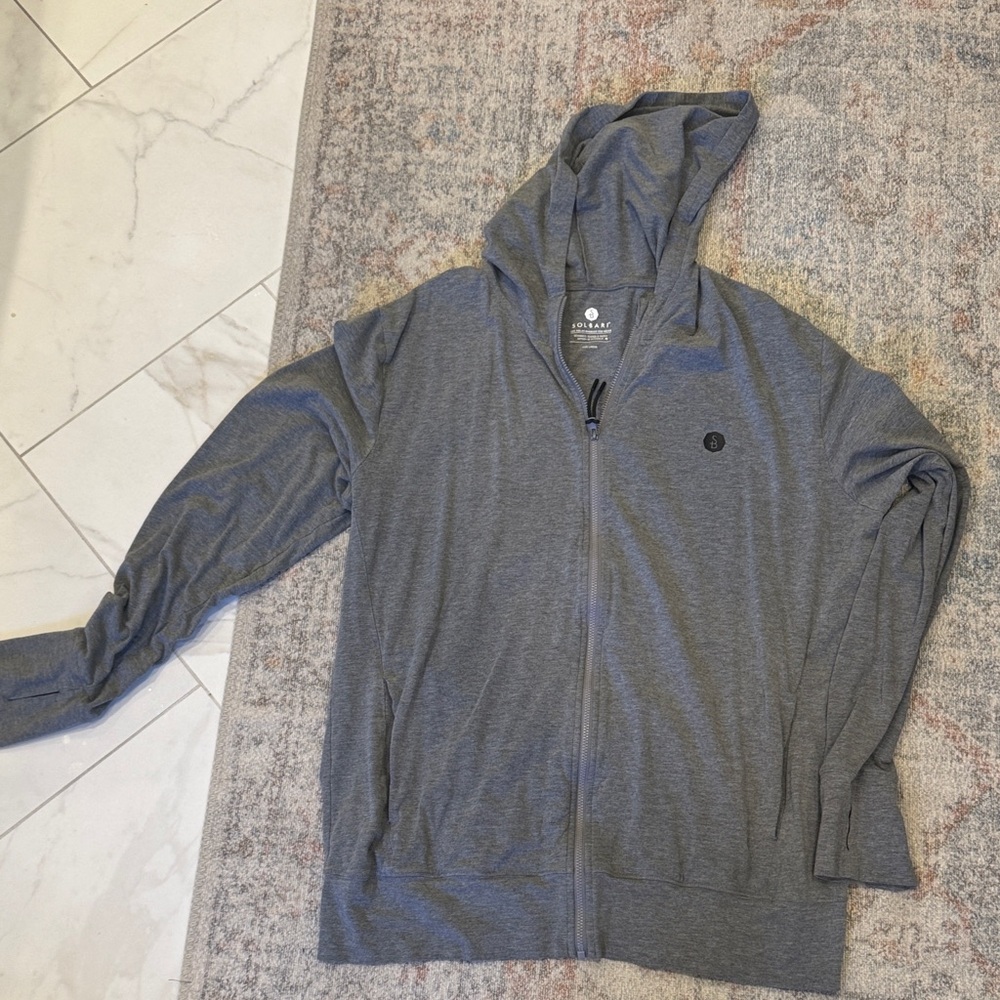 Solbari Summer Essential Hooded Zip Top UPF 50+